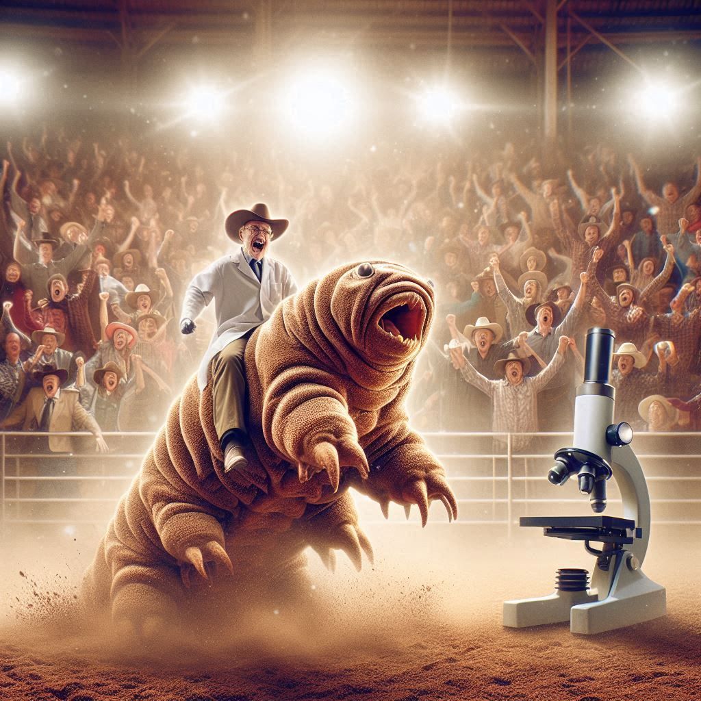 Scientist on Bucking Tardigrade (Most Dangerous 8 Second 8 L...