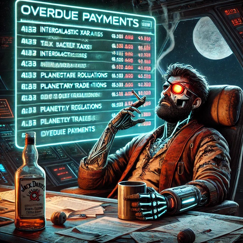 Space pirate will not pay...