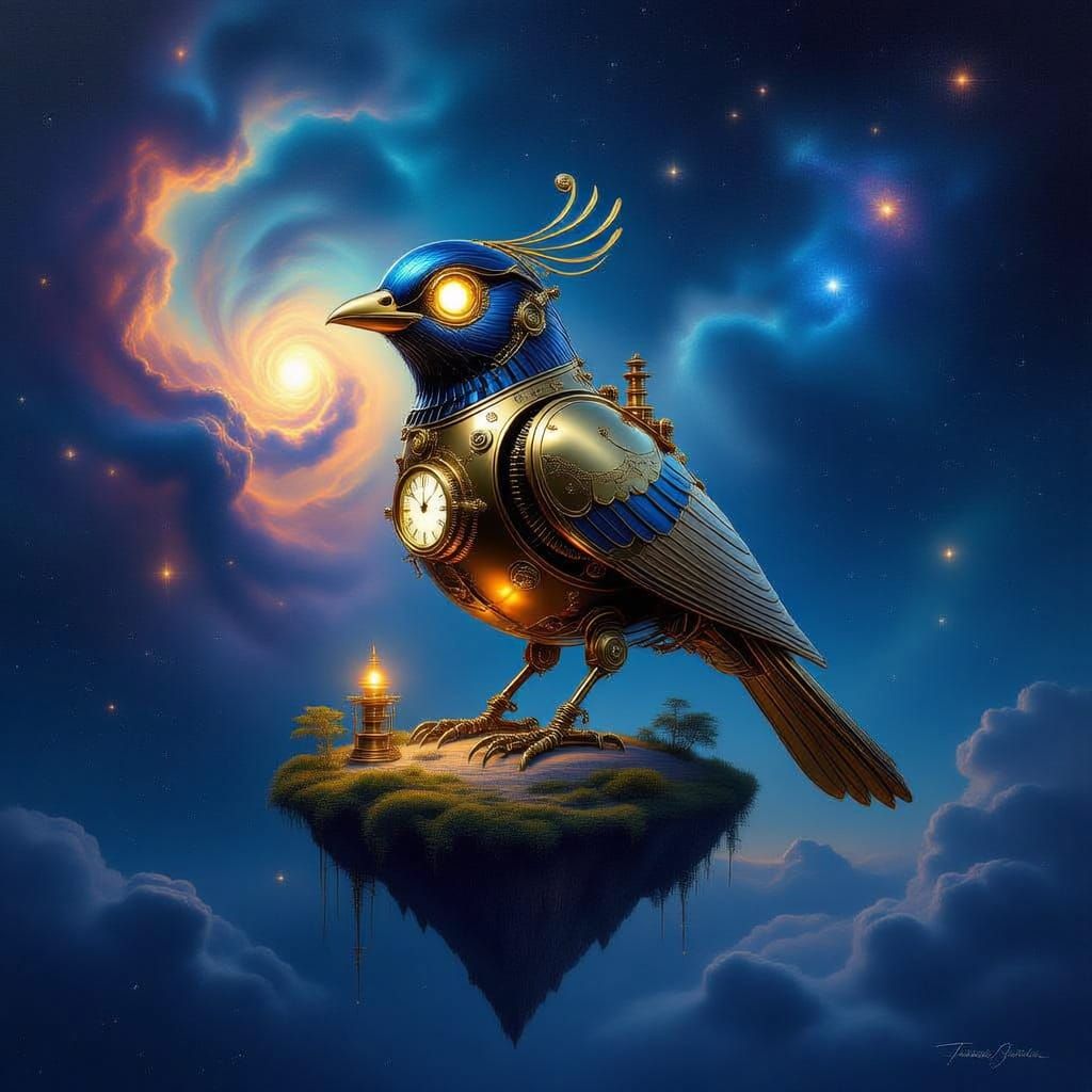 Clockwork Bird on Cosmic Island
