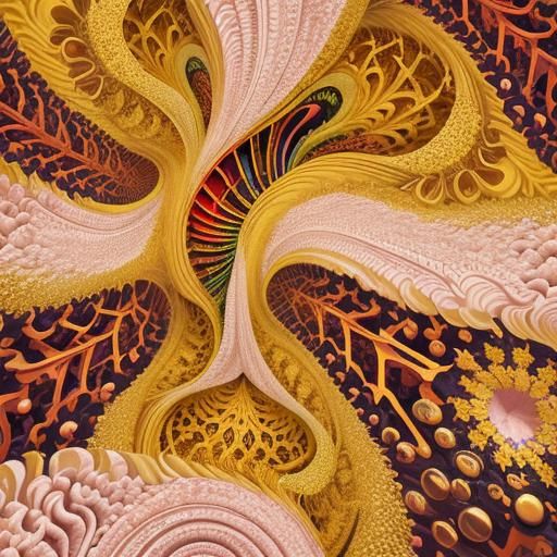 Oil on canvas, Colorful, Vivid, Sparkly, Scintillating, 8k r...