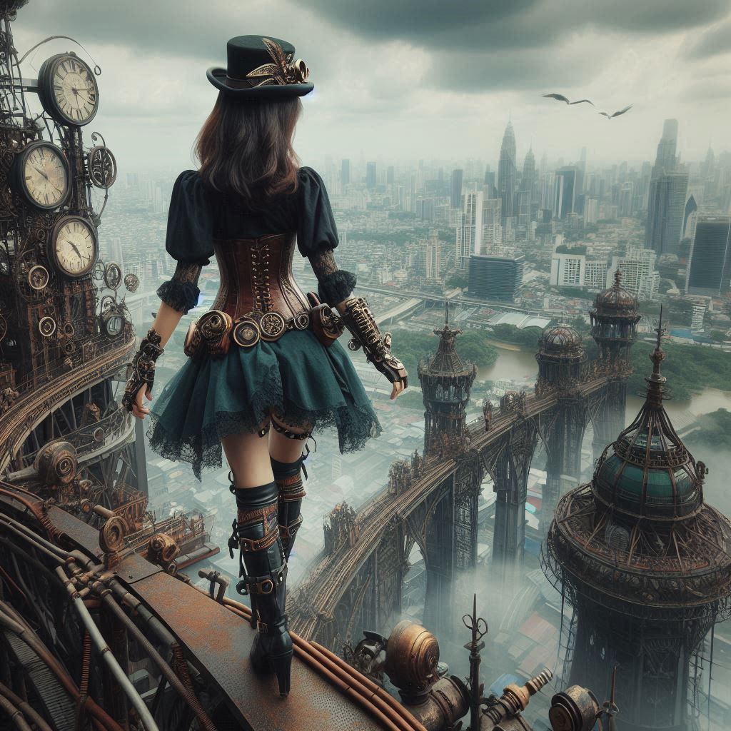 Steampunk city