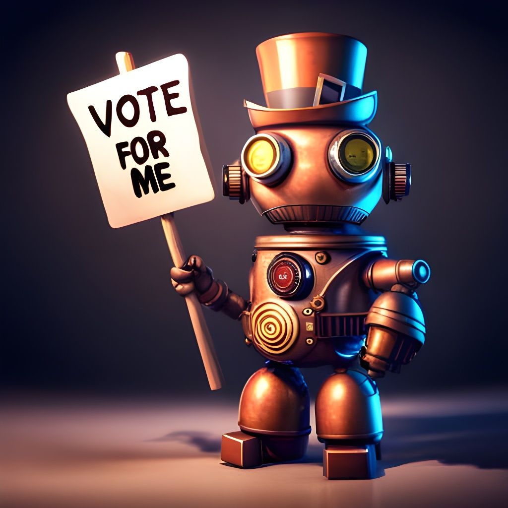 Vote for me  by @Nodrog
