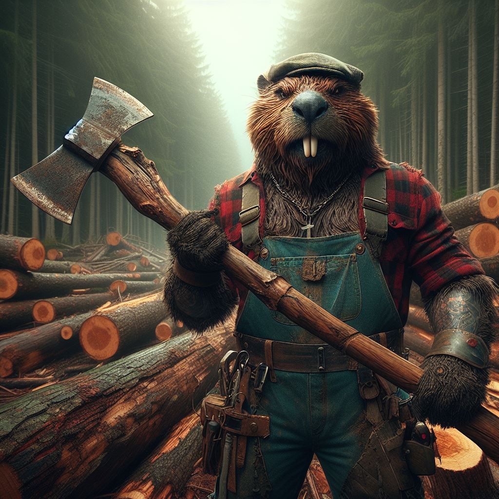 Beaver Lumberjack