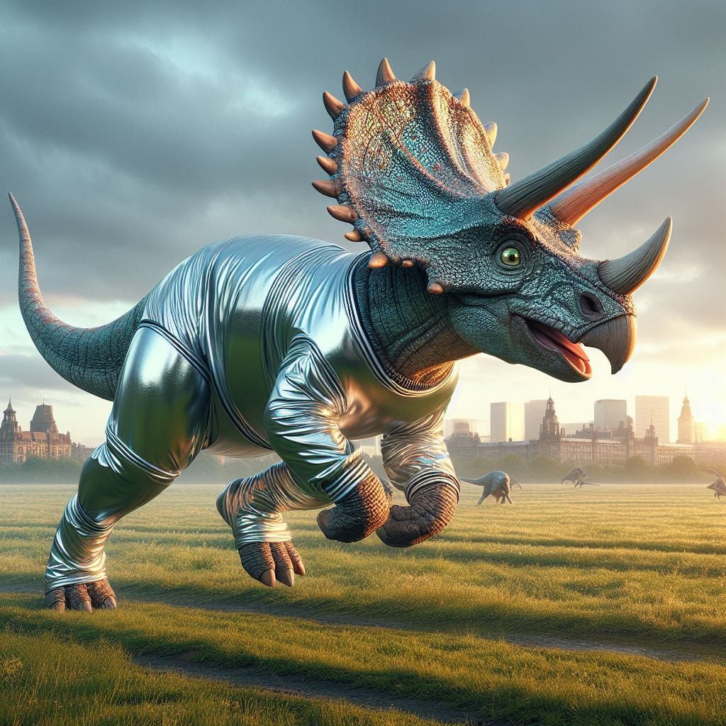 Trendy Triceratops Track Training