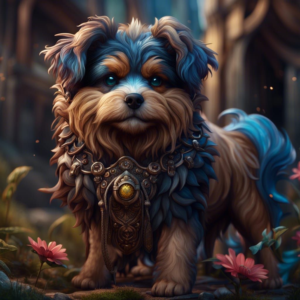 Cachorro azul