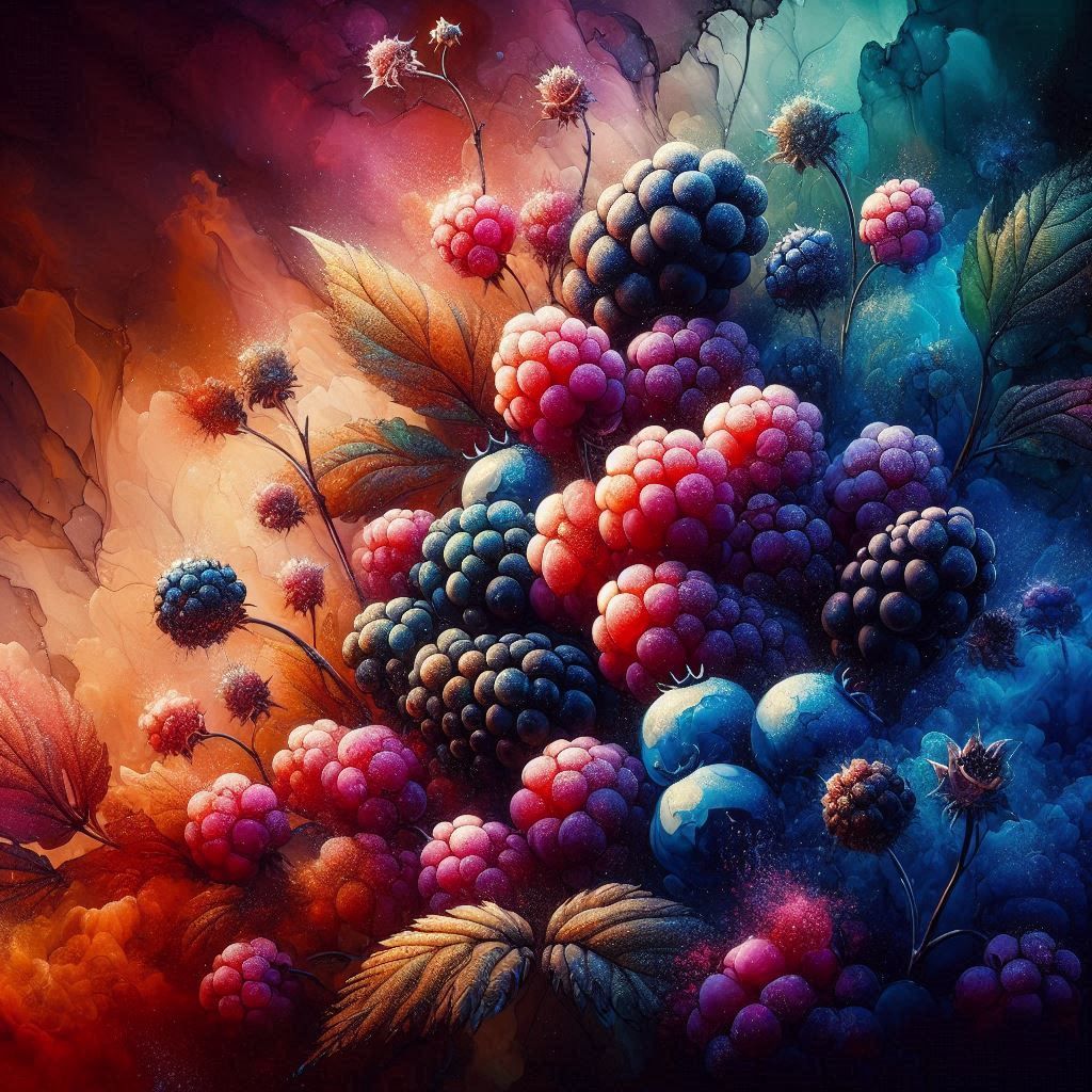 Picking berries