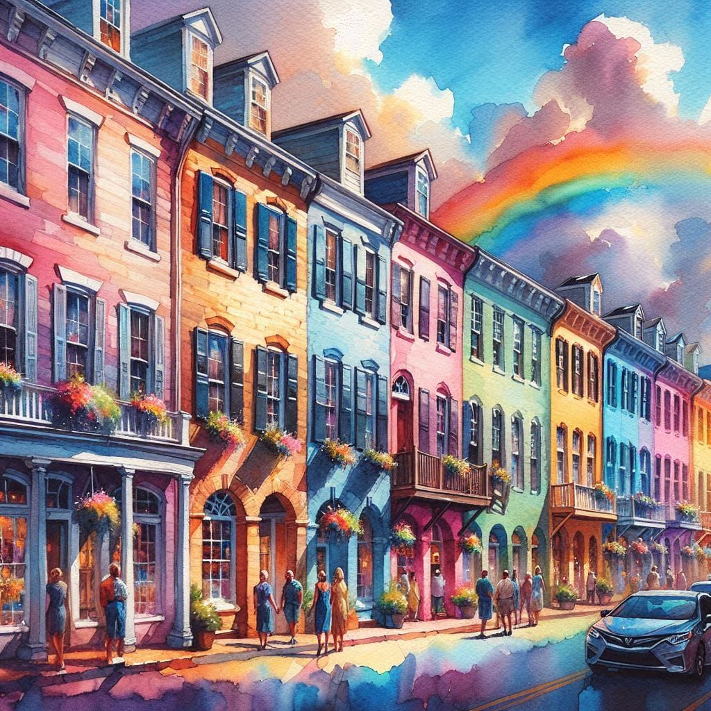 Rainbow Row