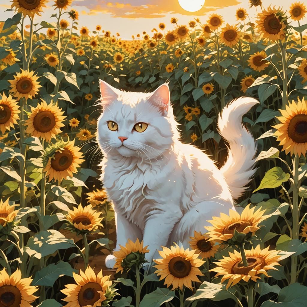 White cat