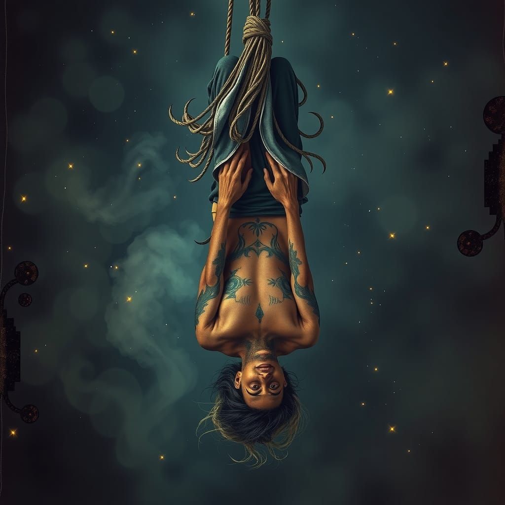 tarot card, Le Pendu 01