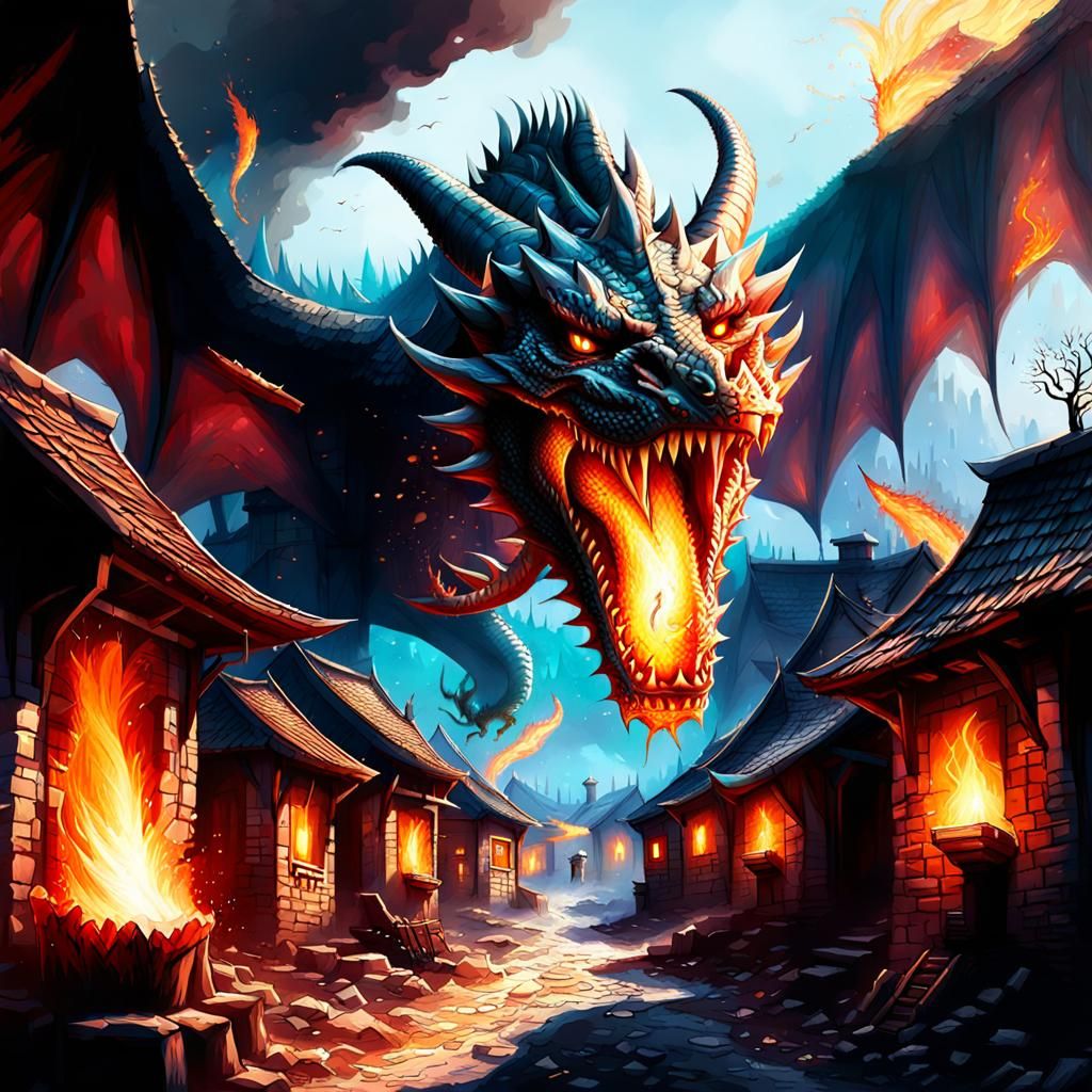 terrifying dragons
