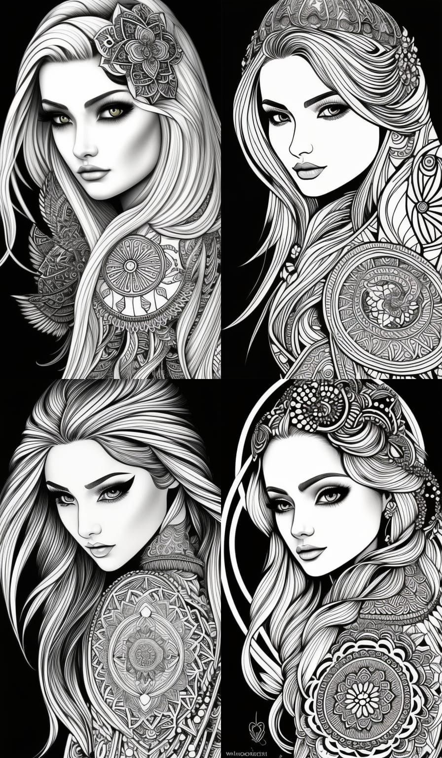 colouring page for adults