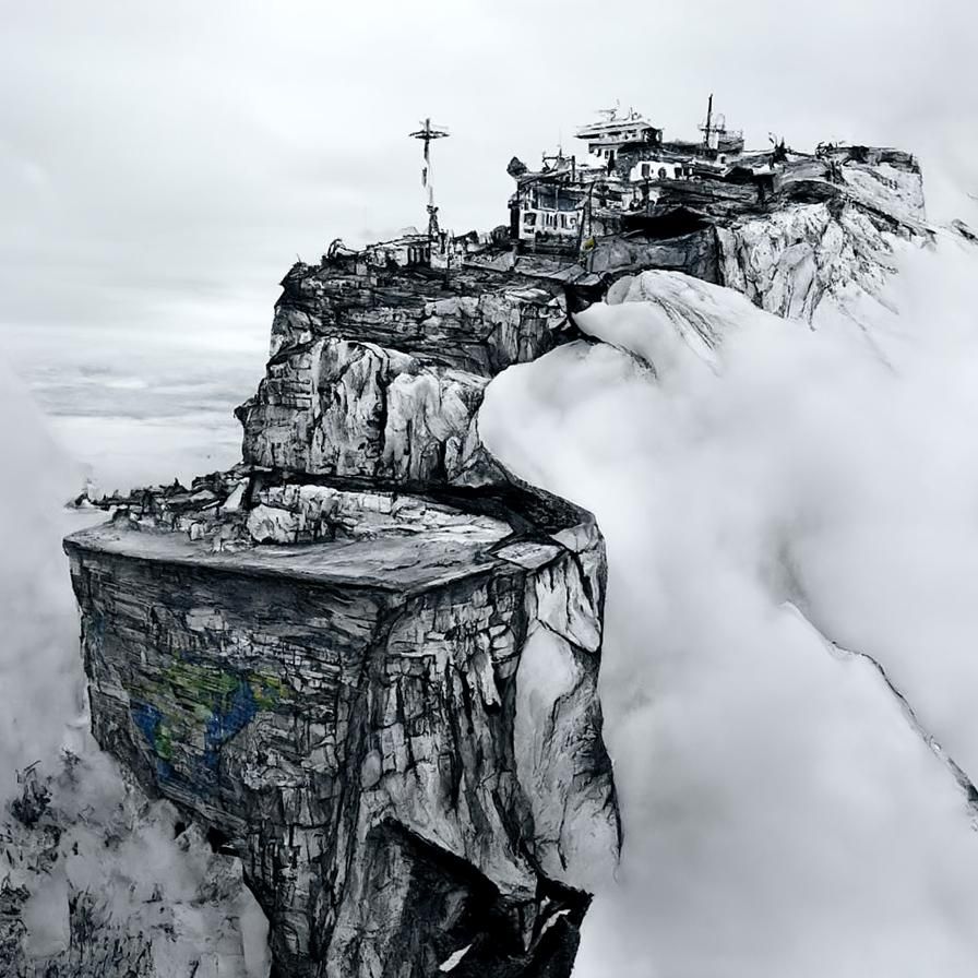 Looking over the edge of the world