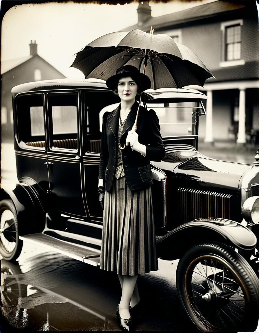 Vintage picture of my brand new Model T  by @shlucky49