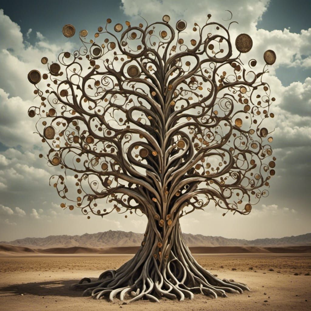 Surreal music tree, Iran,<lora:Surreal Kiwi Style:1.0> 