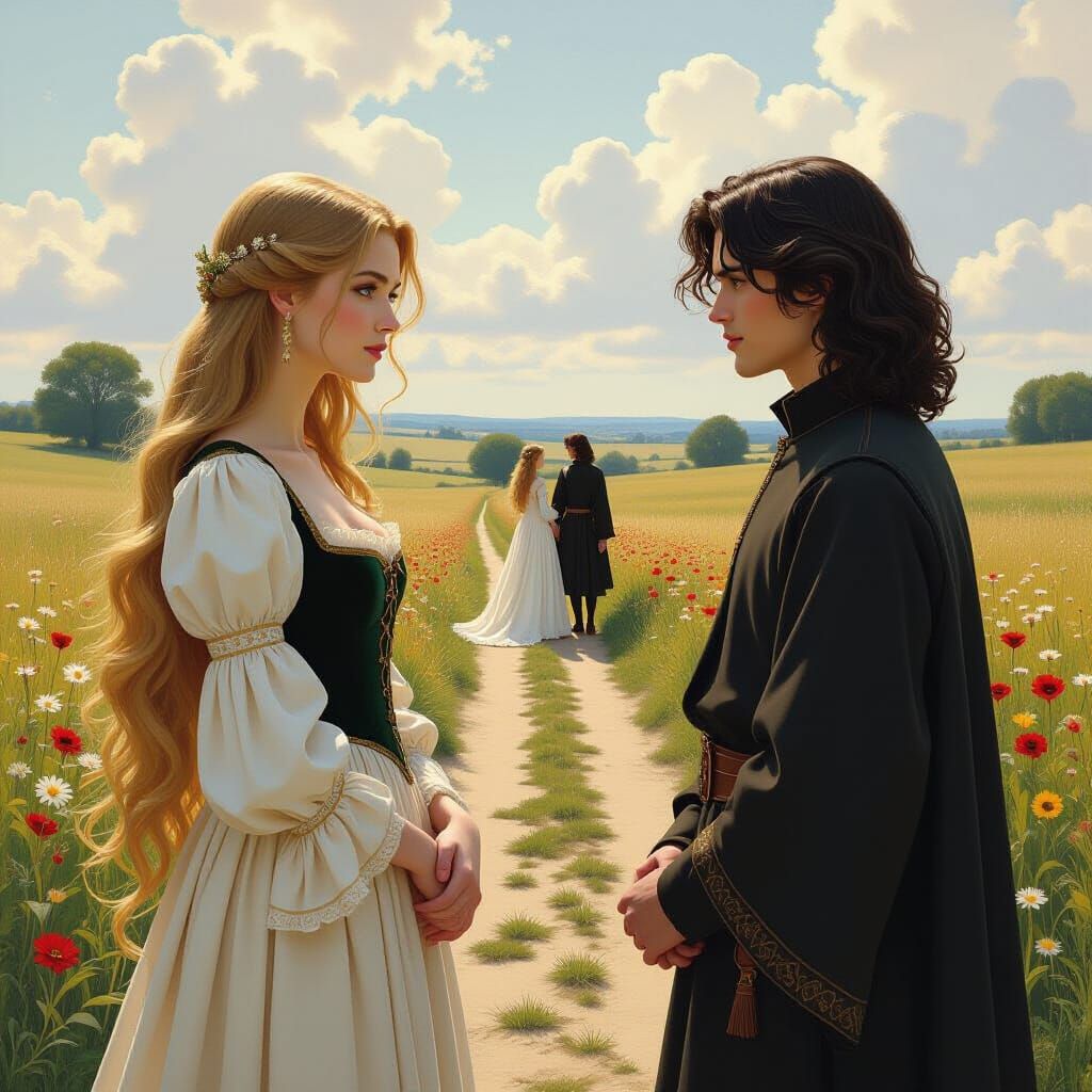 Medieval idyll: Wish and truth