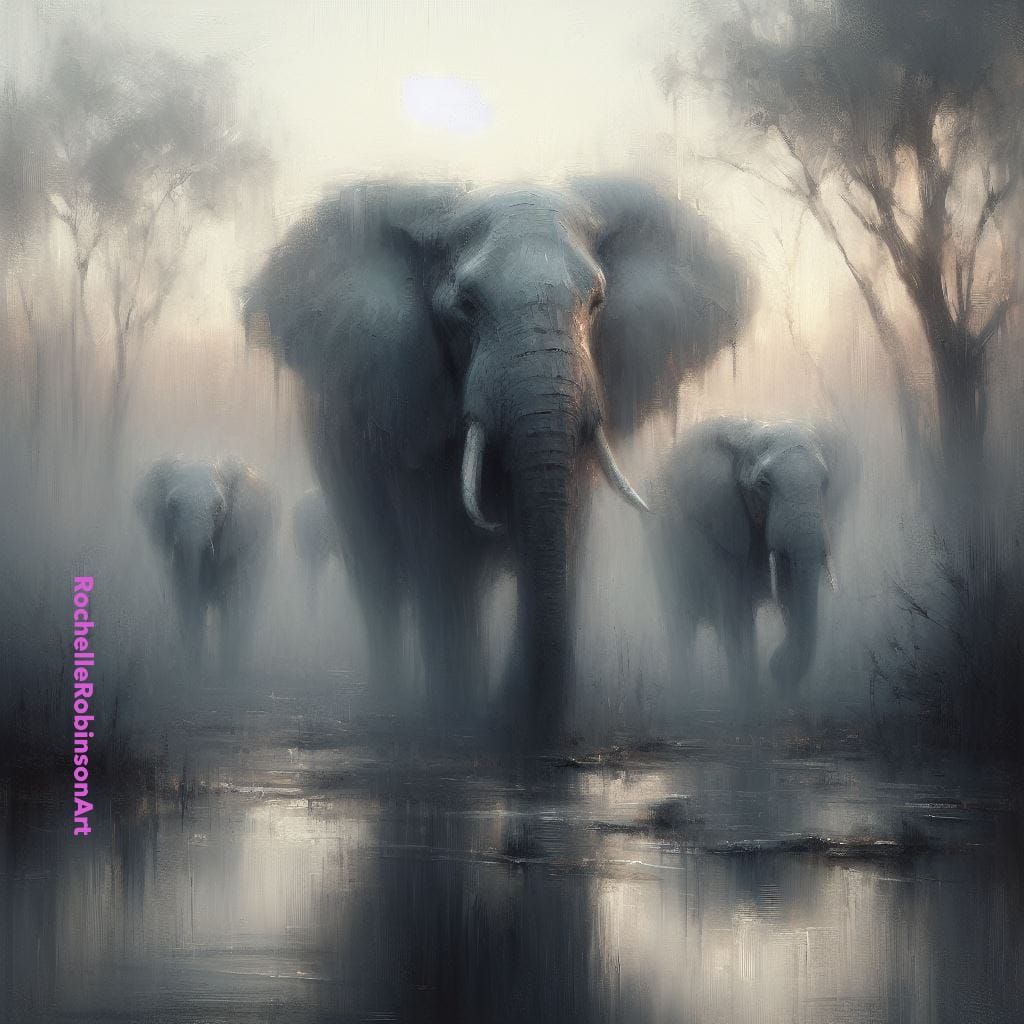 Elephants In The Mist