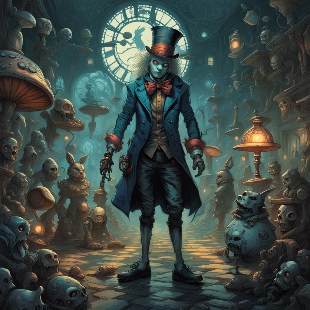 Mad Hatter Ai Generated Artwork Nightcafe Creator