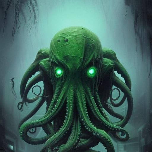 Cthulhu - AI Generated Artwork - NightCafe Creator