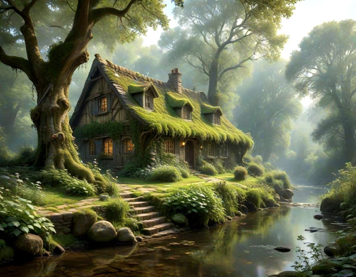 Acharming quaint and cozy stone cottage  by @Missysmom