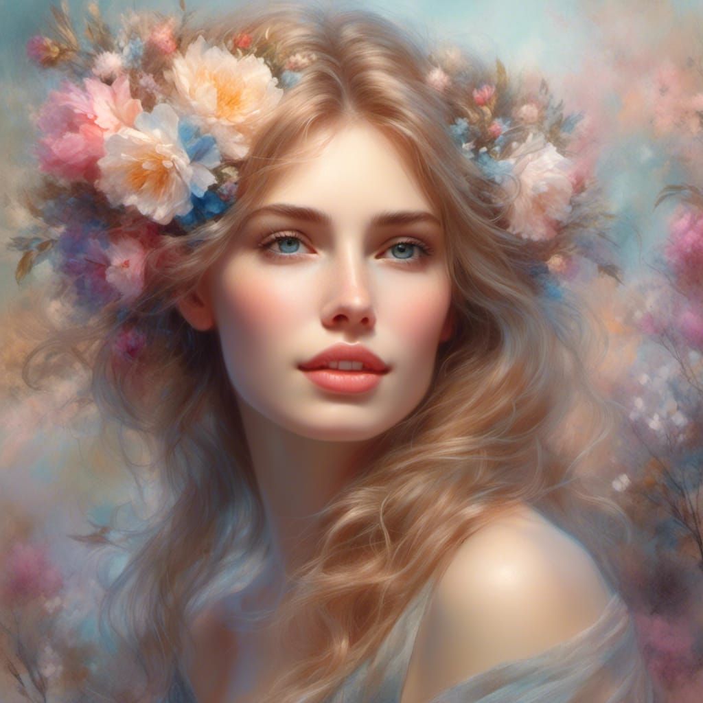 A flower among flowers