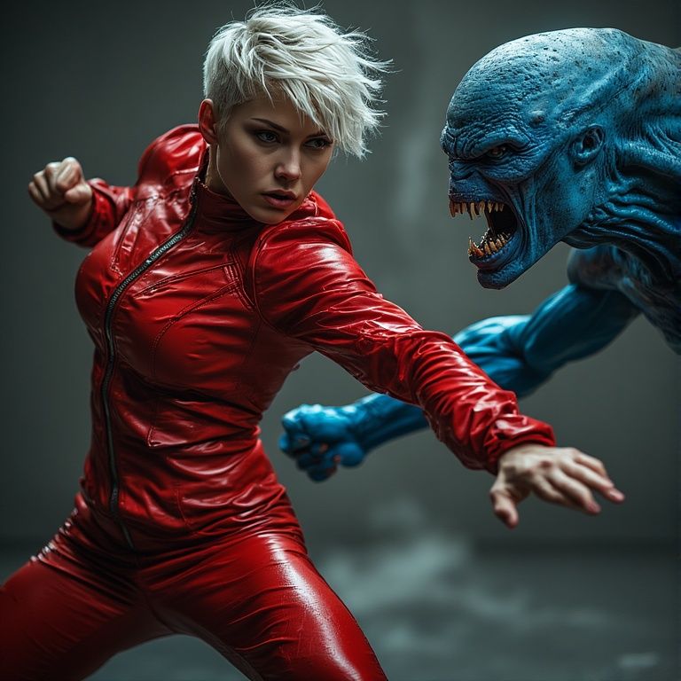 Retrievers: Me fighting aliens