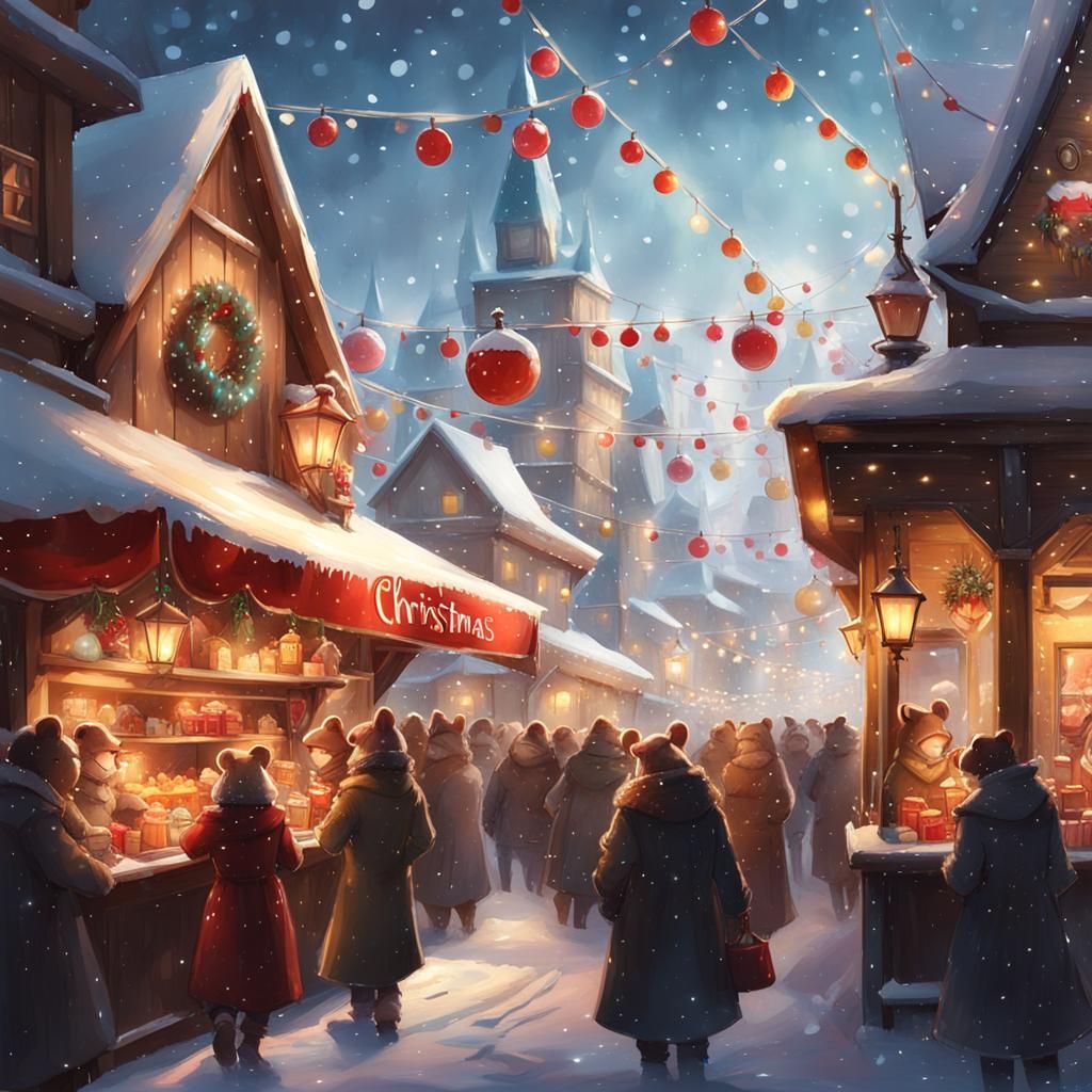 Admission to the Christmas market id free if you wear a mouse coat