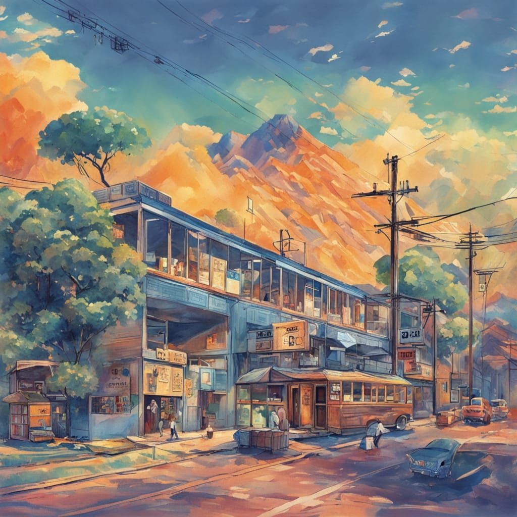 Abstract Shapes and Patterns Generated by AI