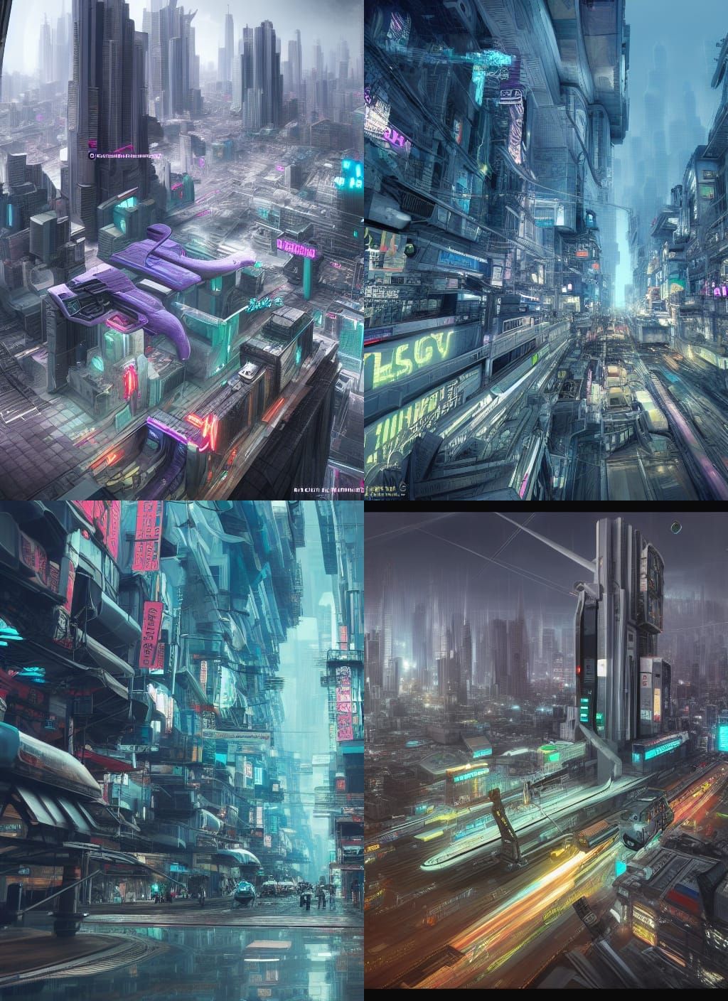 Bangkok 2099, Future City, concept art, hyper detailed, cine...