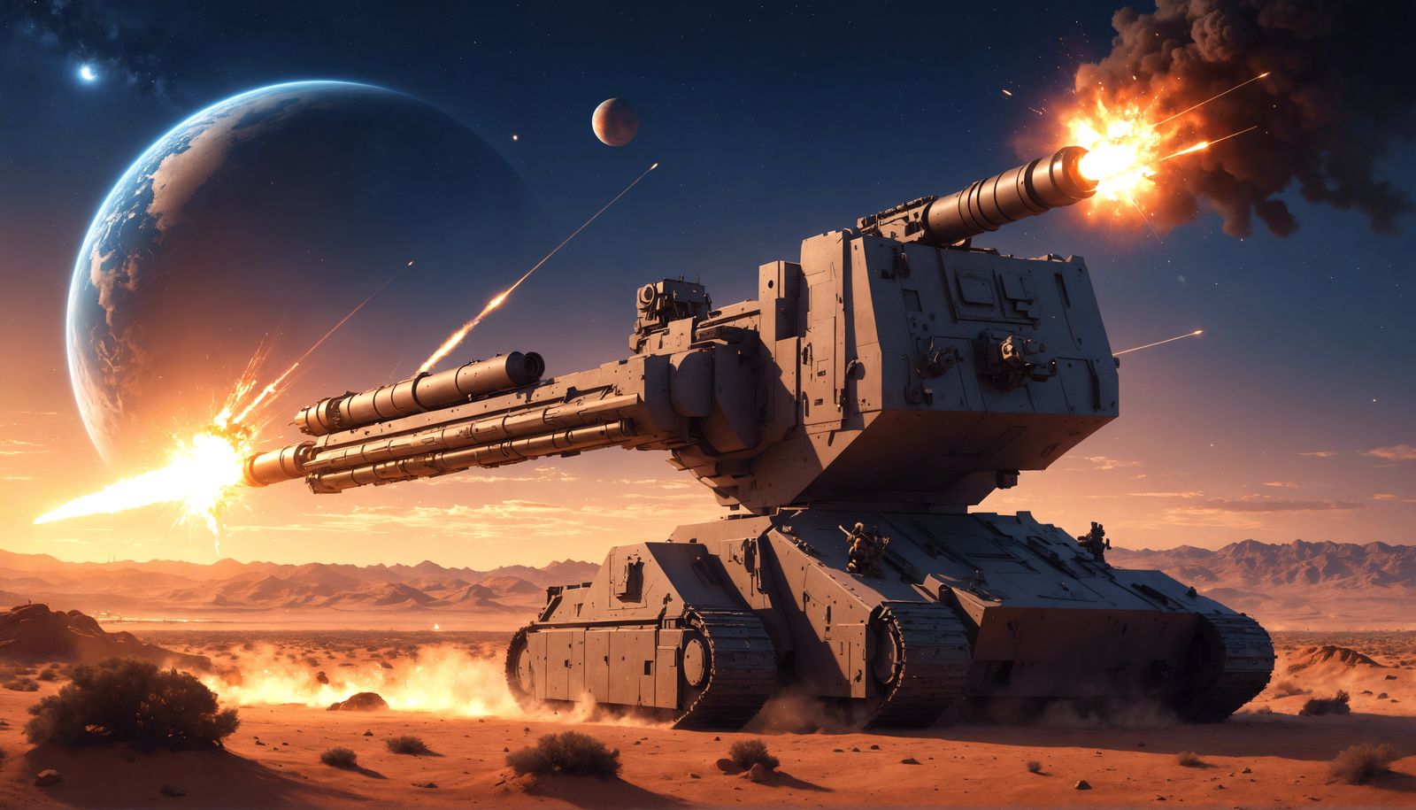 Planetary Railgun Tank