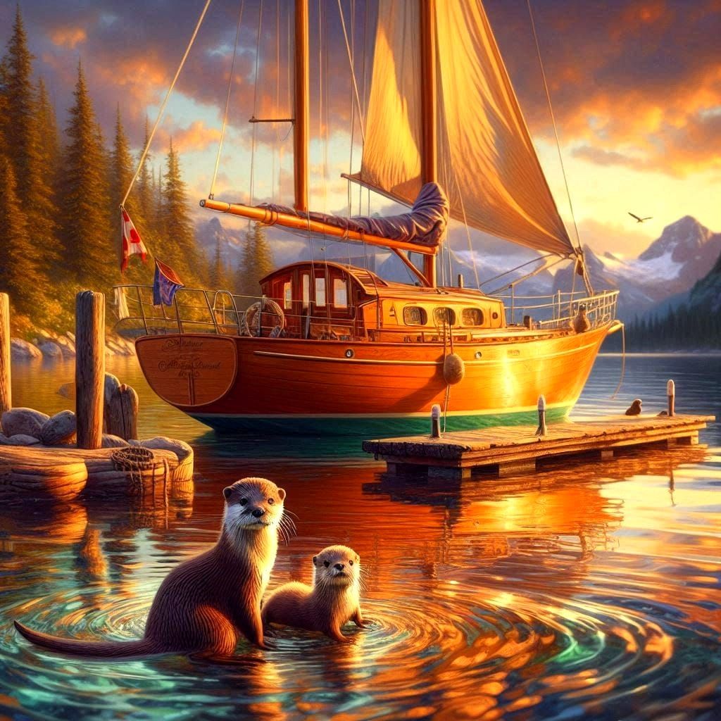 A Boat And An Otter