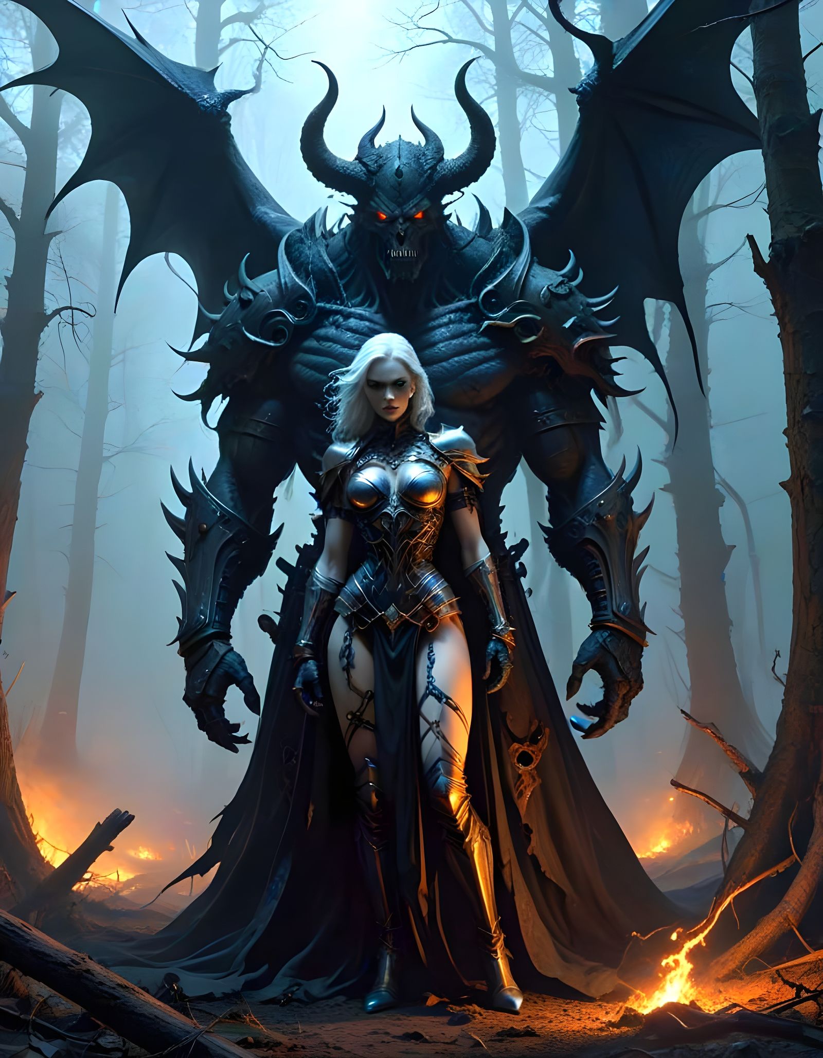 Devil and Me   by @Luctrian
