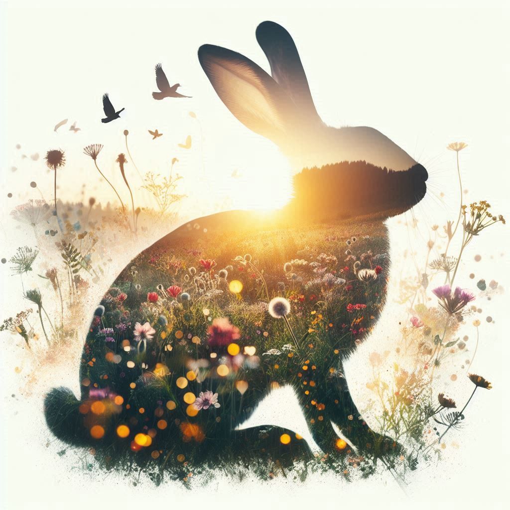 double exposure beautiful fantasy portrait landscape..