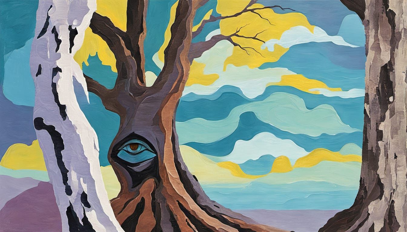 The old man in the tree