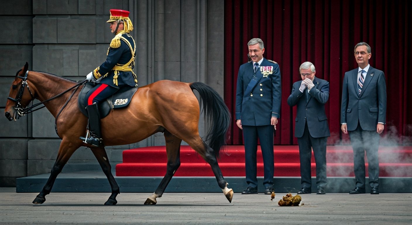 The Horse, the ultimate boss", gives an "Ultimate, Timely Gift" for the Visiting President...  by @Murray