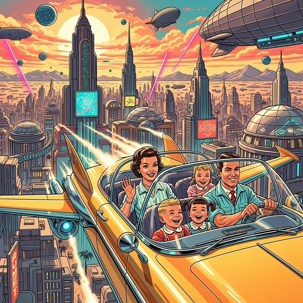 Family Soars into Retro-Futuristic Wonderland