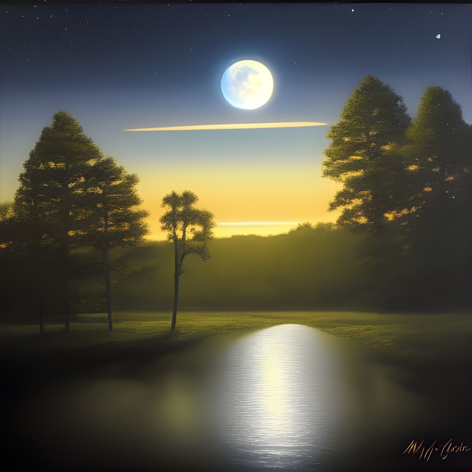 Moonlight Nightscapes Challenge - Moonlight Shadow undefined