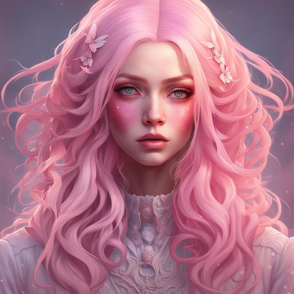 Pastel baby pink - AI Generated Artwork - NightCafe Creator