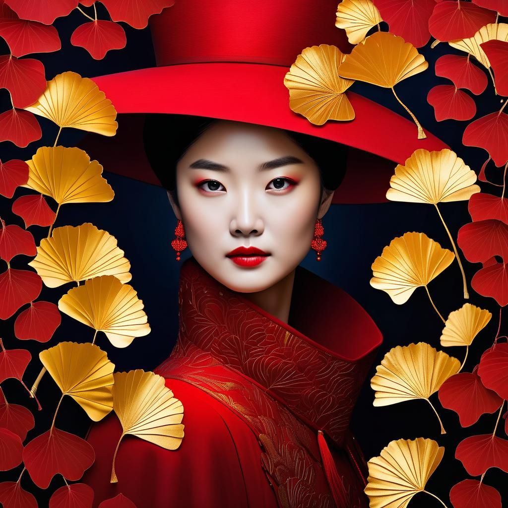 The lady in the hat