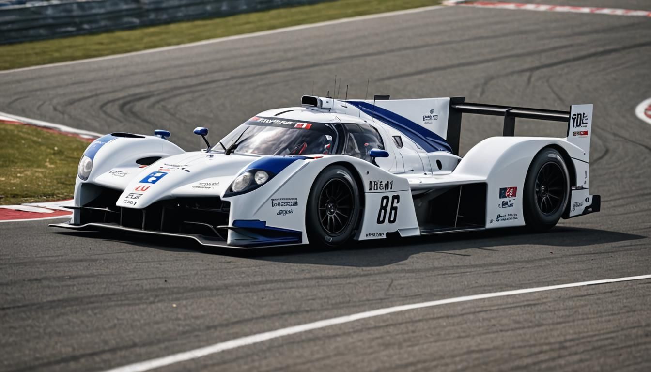 Rolls royce GTP RACE CAR WITH SLEEK DESIGN and LMP1cockpit O...