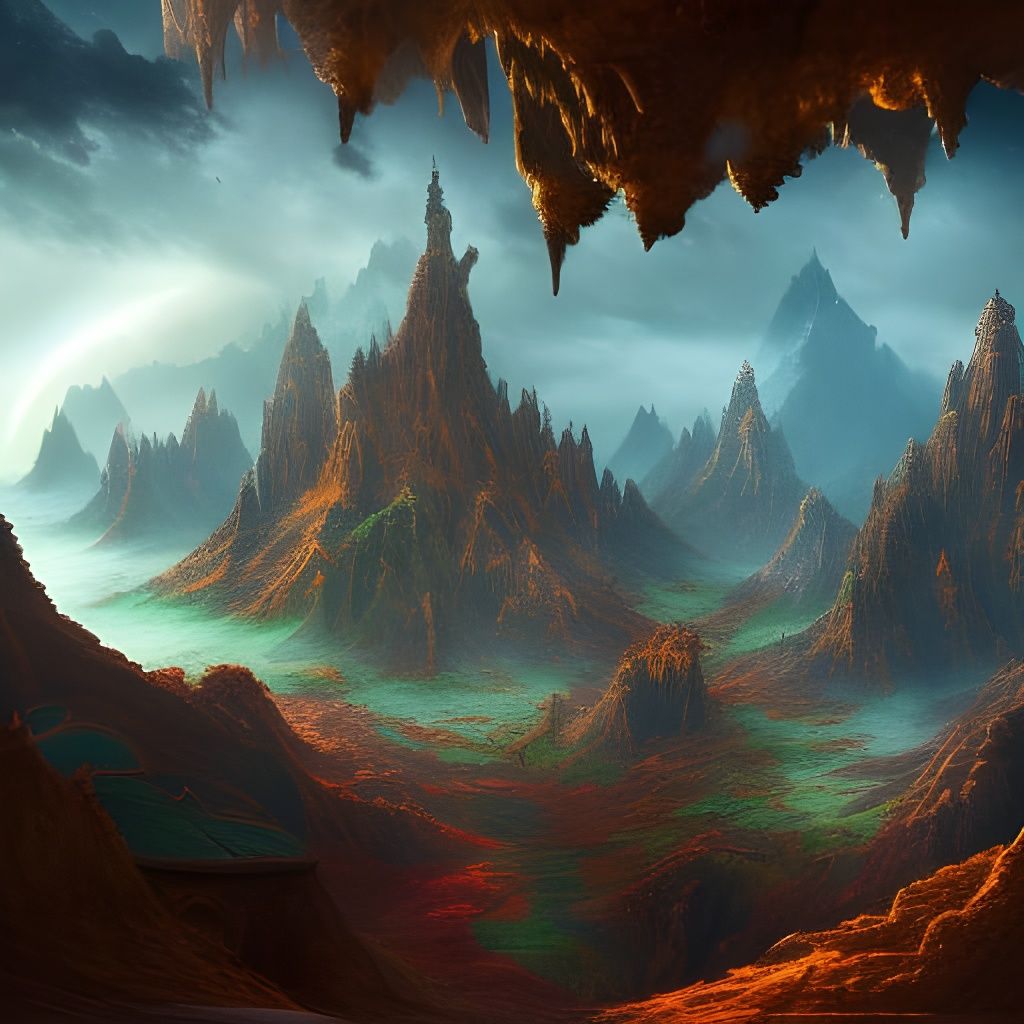 The mountain range - AI Generated Artwork - NightCafe Creator