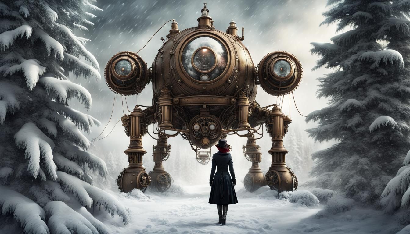 Steampunk Winter I  by @Charlotty