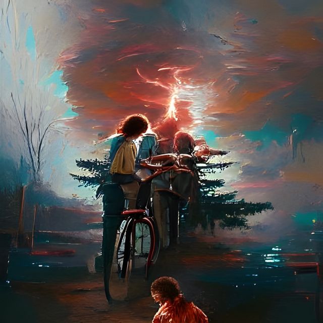 Stranger things - AI Generated Artwork - NightCafe Creator