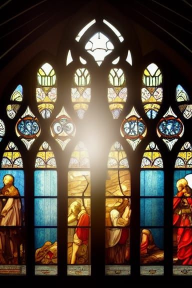 Church Stained Glass Window #2