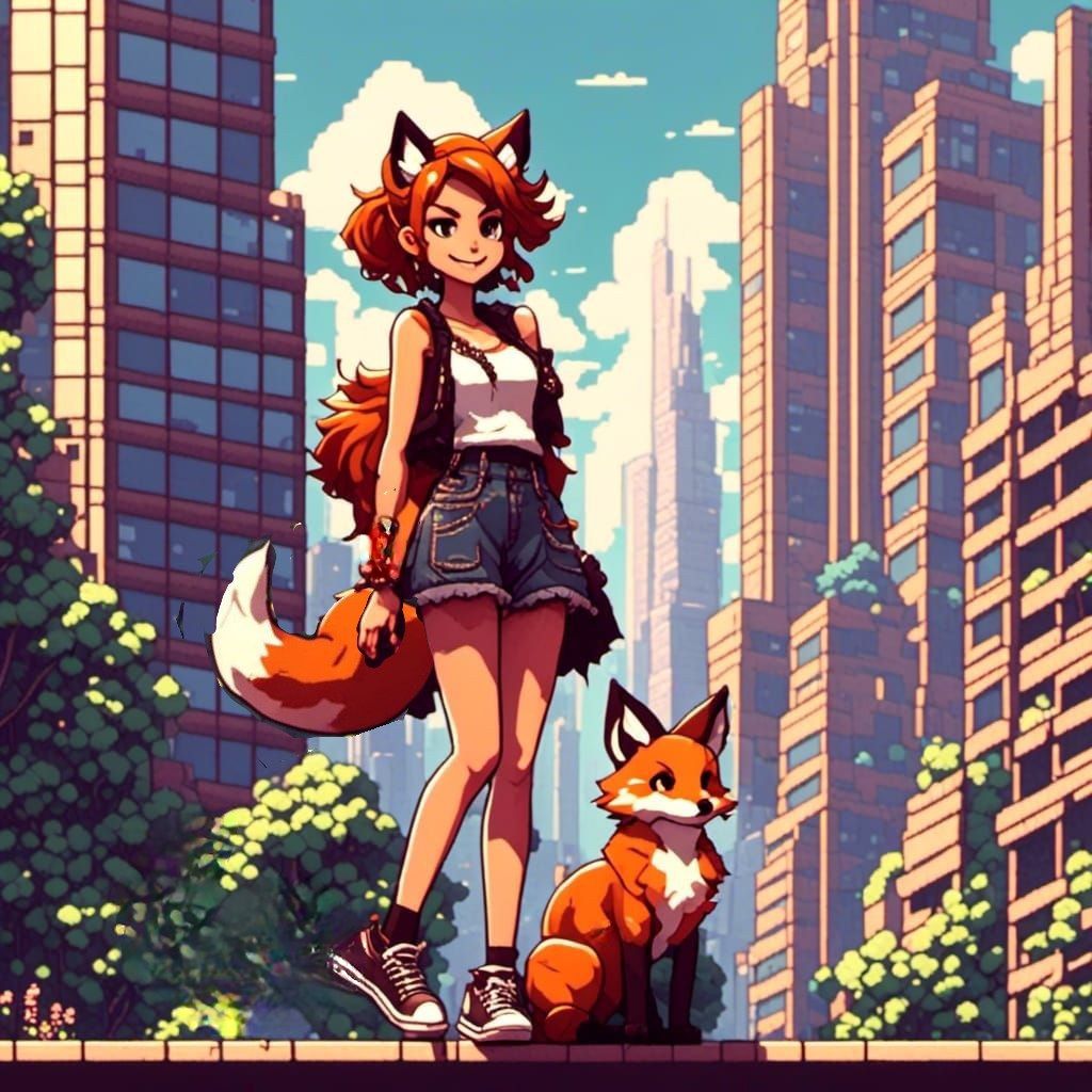 The new Adorable Fox-girl VIXEN 5 video game for the SONY PLAYSTATION!