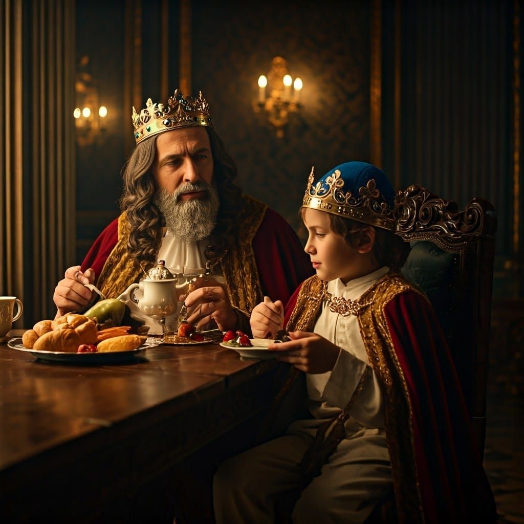 A Royal Jewish Family Breakfast in Elegant Louis XVI Style