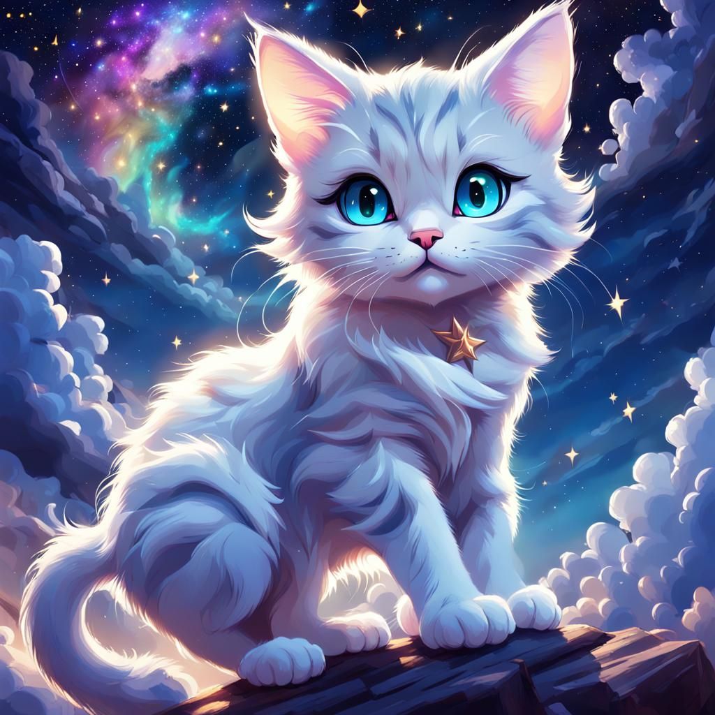 Cat  by @SmolFennexFox
