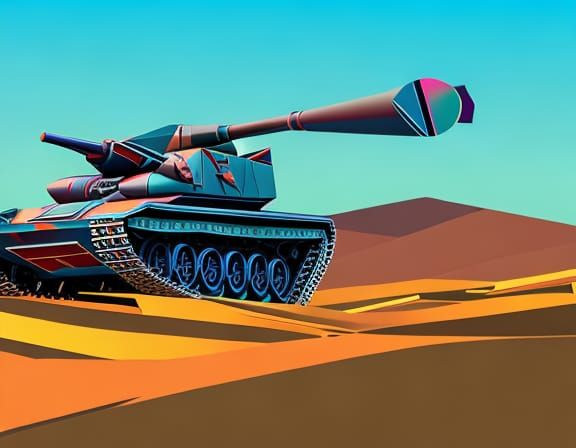 1 tank, army, 1 gun, front, no head, body, metal, coast, gun...