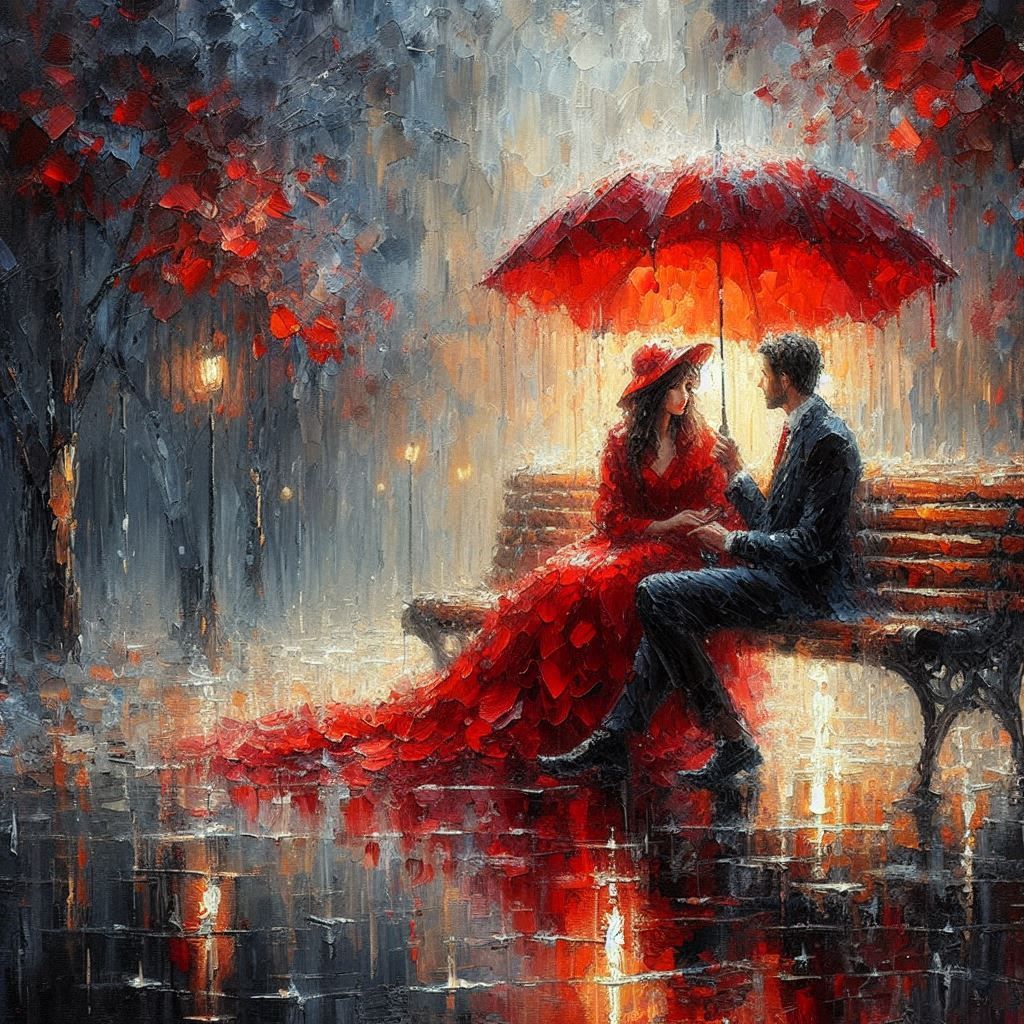 Embrace in the Rain