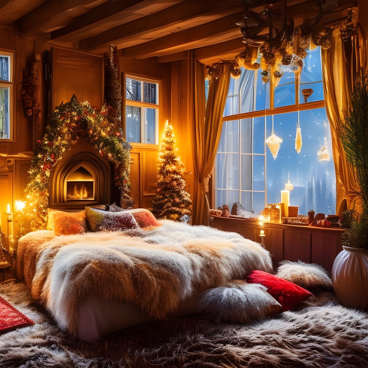Cozy bedroom   by @Fae 