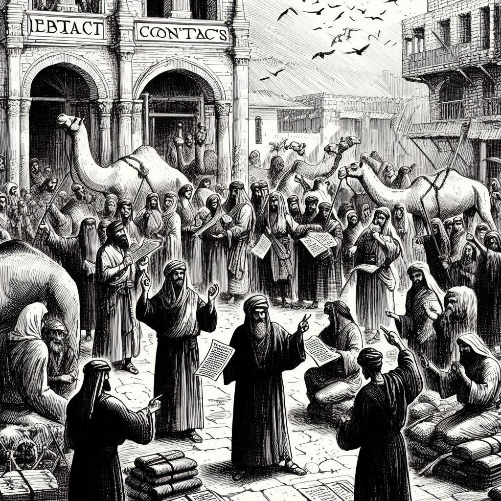 Traders with written contracts